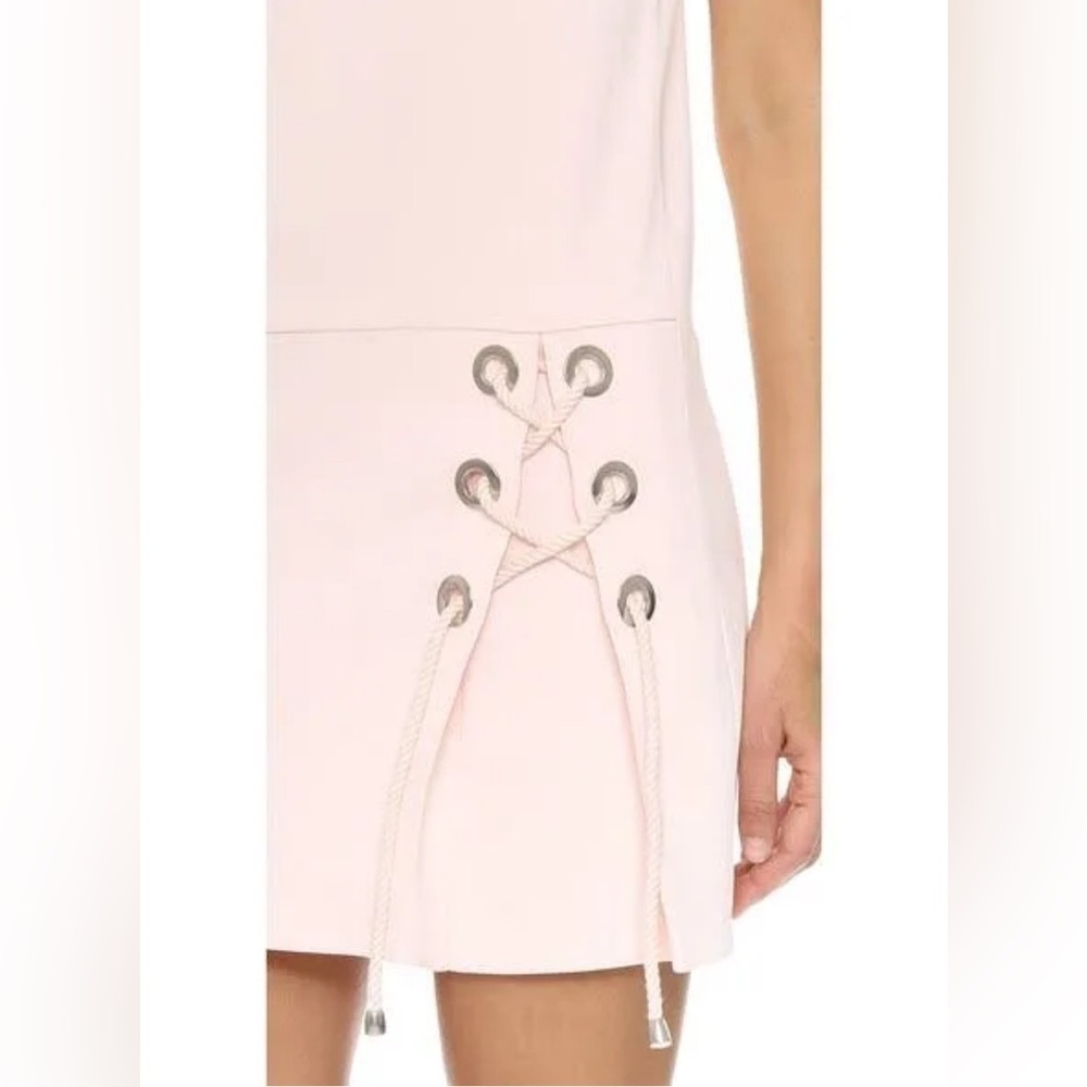 Rebecca Minkoff Pale Blush Pink "Silva" Dress W/ Tie, Size 4 - Picture 3 of 16